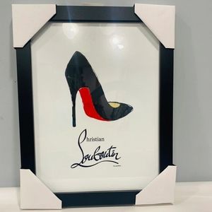 "Christian Louboutin" Framed wall Decor by Artist